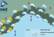 Meteo Liguria, ancora freddo e annuvolamenti, lunedì rapido peggioramento Meteo Liguria 22 gennaio 2023