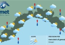 Meteo Liguria, temperature in discesa e in serata possibili nevicate anche a bassa quota Meteo Liguria 18 gennaio 2023
