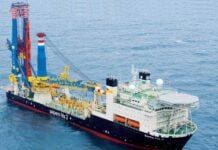 Genova, fiamme sulla Saipem Fds2 nei bacini delle riparazioni navali Saipem Fds2 nave