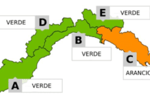 Maltempo Liguria, torna l’Allerta Meteo Arancione sulla regione allerta arancione su C