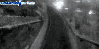 Maltempo in Liguria, nevica sulla A7 Genova Milano Neve su Autostrada A7