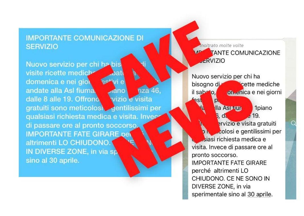 fake news analisi esami gratis asl3