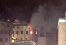 Genova, incendio in un appartamento a Voltri Incendio Voltri salita Nicolò Biagi genova