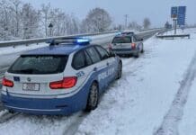 Liguria, in arrivo la neve. Domani anche rischio gelicidio Polizia stradale Autostrada neve