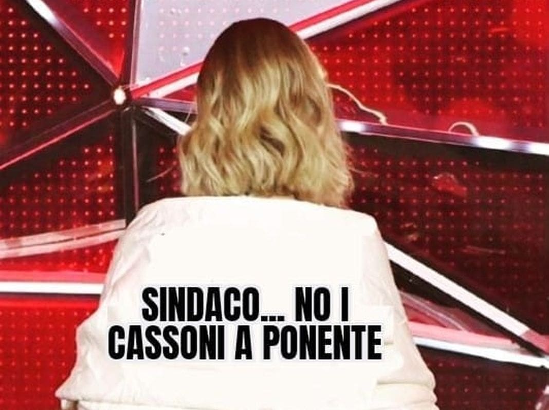 Meme Ferragni cassoni ponente Genova Pegli