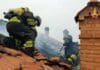 Tetto in fiamme, i Vigili del Fuoco spiegano come evitarlo incendio tetto Langasco Campomorone