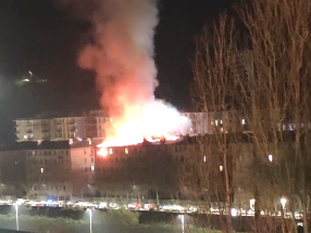 incendio via Emilia Genova Molassana 14 febbraio 2023