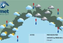 Meteo Liguria, progressivo peggioramento, domenica potrebbe tornare la neve Meteo Liguria 24 febbraio 2023