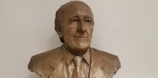 Genova ricorda Federico Mario Boero, fondatore dello storico Gruppo Federico Mario Boero busto Molassana Genova