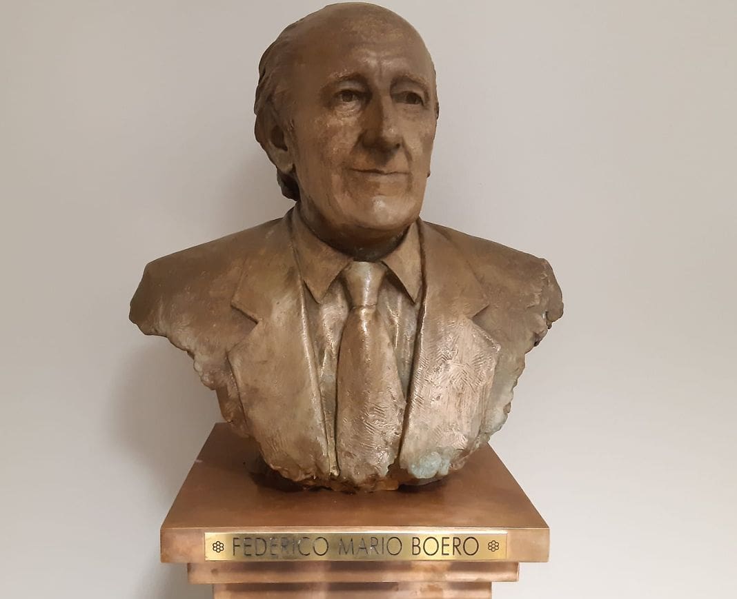 Federico Mario Boero busto Molassana Genova