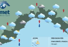 Meteo Liguria, nuovo aumento delle nuvole e possibili nevicate, domani migliora meteo Liguria 1 marzo 2023