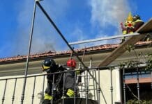 Camogli, ancora fiamme nella villetta alla Ruta Camogli incendio via rio Pissorella