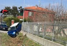 Carcare, perde il controllo dell’auto e finisce fuori strada incidente Carcare 6 marzo 2023