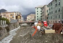Genova, ponte obliquo a Sestri, apertura slitta ancora per la serpentinite Ponte obliquo sestri Poente genova lavori