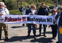 Isola Palmaria, carabinieri forestali sequestrano cantiere abusivo Isola Palmaria protesta