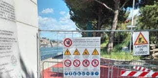 Genova, ancora protesta per la passeggiata a mare chiusa nella Fascia di Rispetto a Pra’ Pra lavori fascia ripetto