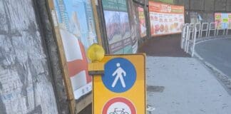 Genova, sulla ciclopedonale di Struppa spunta il cartello di divieto per le bici ciclopedonale Valbisagno lavori Genova