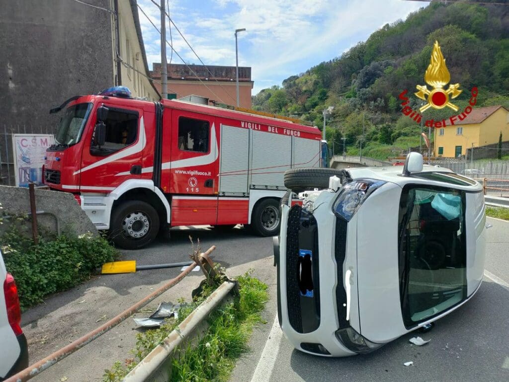 incidente via Ovada passo Turchino 18 aprile 2023