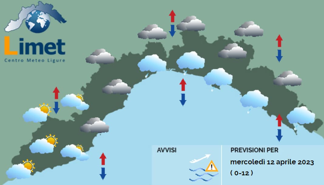 meteo Liguria 12 aprile 2023