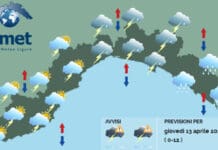 Meteo Liguria, ancora temporali al mattino e migliora nel pomeriggio meteo Liguria 13 aprile 2023