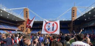 Genoa in serie A, festeggiamenti in città Genoa promozione serie A 6 maggio 2023