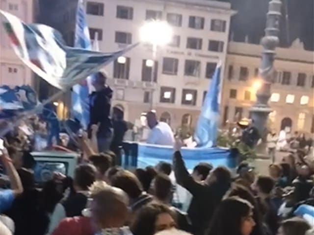 Scudetto Napoli festa Genova