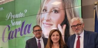 Sanità, l’attrice Carla Signoris protagonista delle campagne su prevenzione e salute Carla Signori, Giovanni Toti Angelo Gratarola