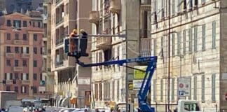 Genova, a Marassi un nuovo attraversamento illuminato in corso De Stefanis attraversamento corso De Stefanis Marassi