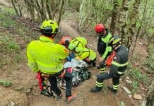 Sestri Levante, escursionista si sente male sul sentiero per Punta Manara Soccorso alpino biker ferito loano