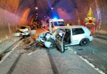 Torriglia, frontale sulla statale 45, anche due bambini tra i 6 feriti incidente Torriglia 7 maggio 2023