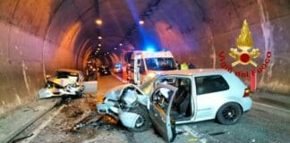 Torriglia, frontale sulla statale 45, anche due bambini tra i 6 feriti incidente Torriglia 7 maggio 2023