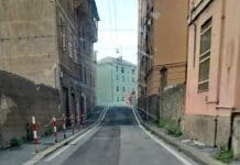 Genova, dopo tre anni di lavori riapre il ponte obliquo a Sestri Ponente ponte obliquo Sestri Ponente