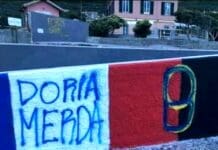 Monumento a Vialli deturpato, Figgi Do Zena: disgustati da quanto avvenuto monumento vialli Quinto deturpato 1 maggio 2023