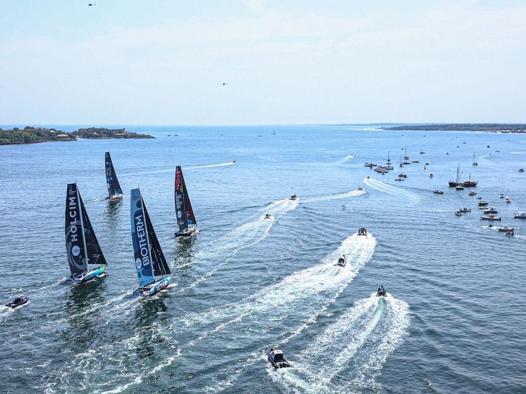 The ocean race partenza Newport