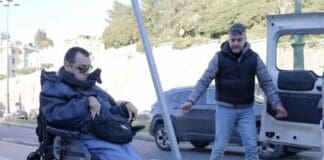 Genova, la trasmissione Report in corso Italia per la pista ciclabile Report corso Italia Genova 5 giugno 2023