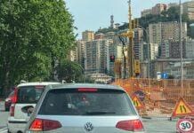 Genova, i cantieri colpiscono anche la Valbisagno: code in città