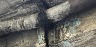 Genova, pioggia di calcinacci dal cavalcavia di corso Europa a Nervi cavalcavia corso Europa Nervi 17 giugno 2023