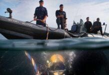 Genova, ordigno bellico all’imboccatura del porto, oggi verrà fatto esplodere Subacqueo Marina Militare