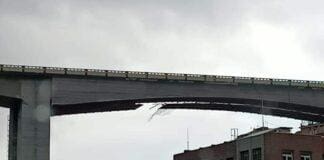 Genova, paura per le impalcature del viadotto Gavette viadotto Gavette autostrada crollo ponteggi