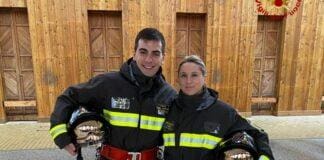 Genova, sposi i due vigili del fuoco che si sono conosciuti al Concorso Vigili del Fuoco genova matrimonio