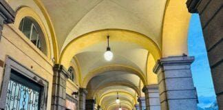 Genova, concluso il resturo dei portici di via Turati Portici via Turati