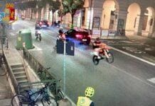 Chiavari, impennate per sfida davanti alla polizia stradale, identificati impennate telecamere Chiavari