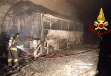 Riaperta l’autostrada A12 chiusa tra Recco e Genova per incendio in galleria