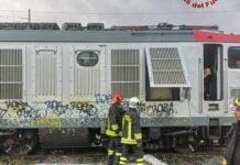 Genova, principio di incendio su treno a Terralba incendio treno Terralba Genova