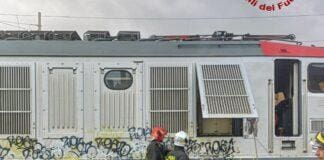 Genova, principio di incendio su treno a Terralba incendio treno Terralba Genova