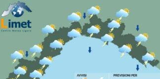 Meteo Liguria, in arrivo temporali e calo delle temperature Meteo Liguria 25 luglio 2023