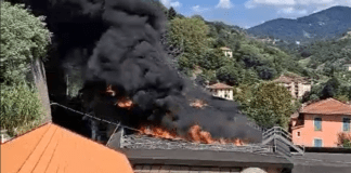 Mignanego, incendio distrugge la scuola Mignanego incendio scuola