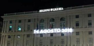 Ponte Morandi, Regione Liguria ricorda la 43 vittime sul maxischermo a De Ferrari