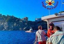 Portofino, canoista disperso, ricerche via mare, via terra e dal cielo Vigili del Fuoco sommozzatori sub Portofino