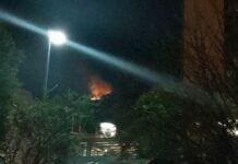 Arenzano, fiamme nel bosco, arrivano i vigili del fuoco incendio Arenzano 8 settembre 2023